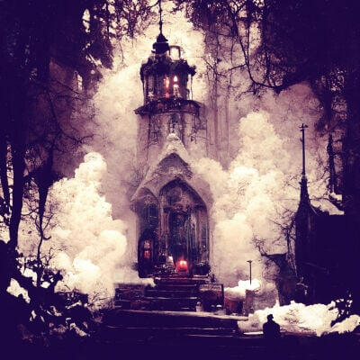 The church seems like it&#39;s not completely abandoned.