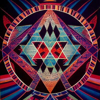 An old pattern that helps the tribe connecting with the Earth.