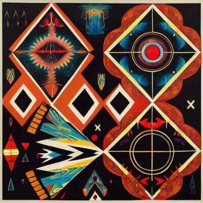 This ancient textile made us think about our place in the universe.