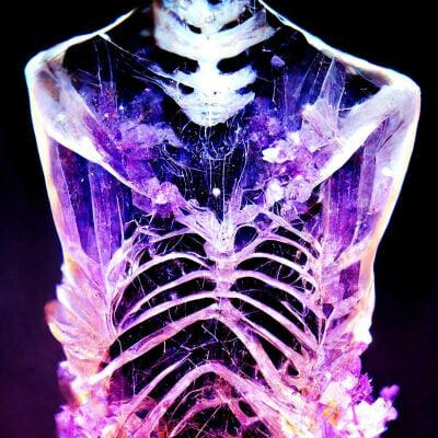 The dimension of Silicon and the crystal beings.