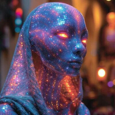 Quanta. The owner of the "Quantum Threads Emporium," which offers threads that link individuals to alternate versions of themselves.